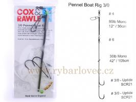 Cox Rawle Pennel Boat Rig 3/0 mořský návazec
